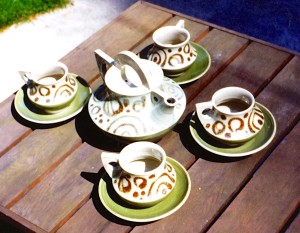 'Circles' tea-set